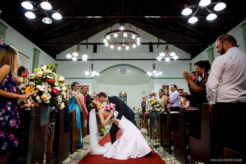 Wedding - Micheli e Rodrigo - Igreja - Timbó - SC - Paolo Salvador Fotografias '