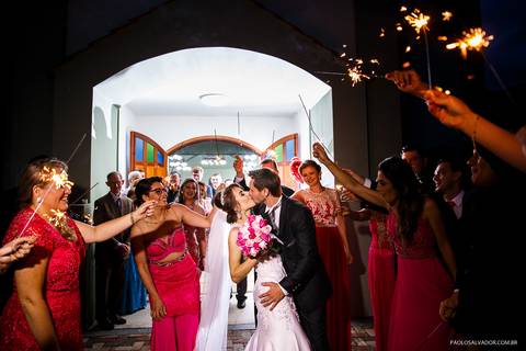 Wedding - Micheli e Rodrigo - Igreja - Timbó - SC - Paolo Salvador Fotografias '