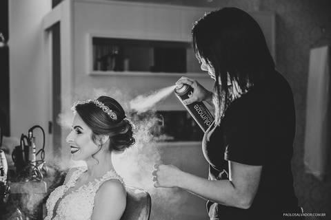 Wedding - Micheli e Rodrigo - Making Of Noiva - Timbó - SC - Paolo Salvador Fotografias'