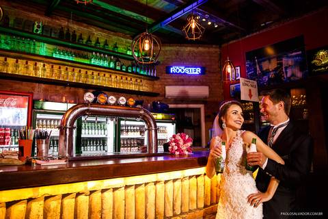 Wedding - Micheli e Rodrigo - Igreja - Timbó - SC - Paolo Salvador Fotografias - Rooster Bar e Pub'