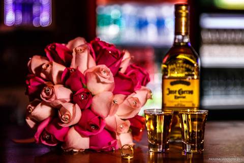 Wedding - Micheli e Rodrigo - Igreja - Timbó - SC - Paolo Salvador Fotografias - Foto Aliança - Tequila - Jose Cuervo'