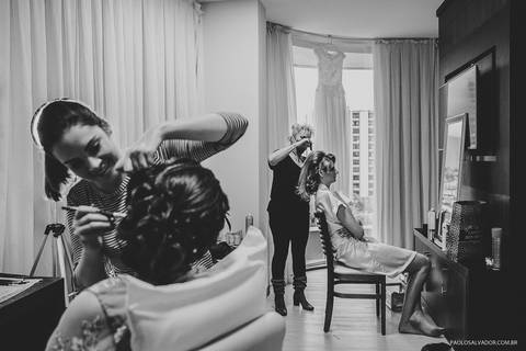 Casamento - Vanessa e Fernando - Making Of - Timbó-SC - Hotel Blue Hill'