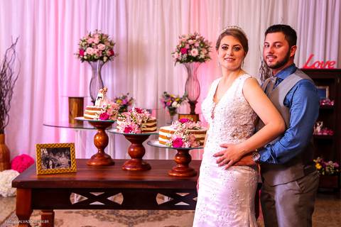 Casamento - Jonathan e Gabi - Timbó - Rodeio - Santa Catarina - Adesso Cucina Moser - Festa de Casamento - Bolo de Casamento'