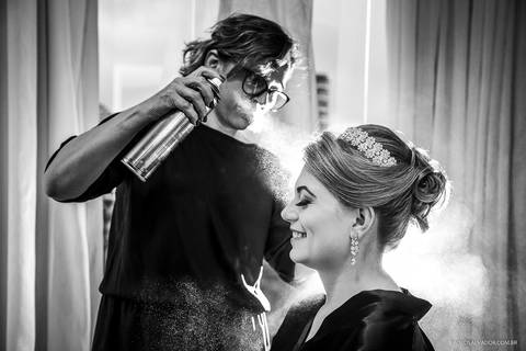 Casamento - Jonathan e Gabi - Timbó - Rodeio - Santa Catarina - Making of da noiva - hotel blue hill'