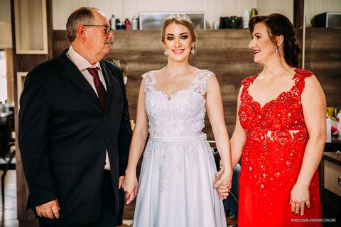 Casamento - Carla e Wagner - Recanto Tirol - Timbó - SC - Making of Noiva'