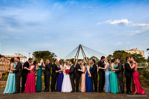 Casamento - Carla e Wagner - Recanto Tirol - Timbó - SC - Ponte Taphyoka'