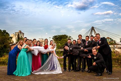 Casamento - Carla e Wagner - Recanto Tirol - Timbó - SC - Ponte Taphyoka'