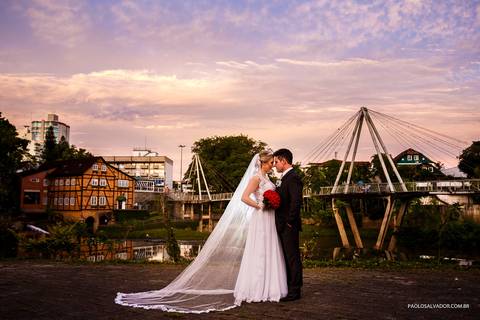 Casamento - Carla e Wagner - Recanto Tirol - Timbó - SC - Ponte Taphyoka'