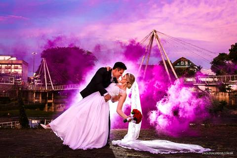 Casamento - Carla e Wagner - Recanto Tirol - Timbó - SC - Ponte Taphyoka'