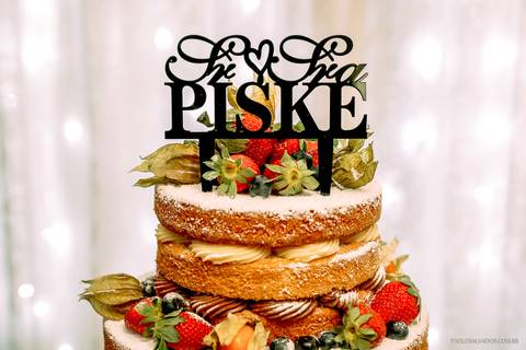 Wedding - Grazi e Edson - Timbó - Santa Catarina - Dia da Noiva - Recanto Tirol - Recepção - Topo do bolo'