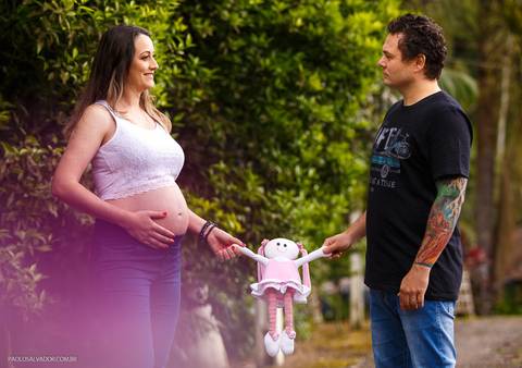 Ensaio Gestante Externo - Rodeio -  Santa Catarina - Paolo Salvador Fotografias'