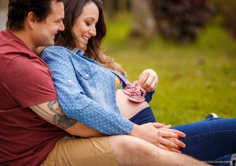Ensaio Gestante Externo - Rodeio -  Santa Catarina - Paolo Salvador Fotografias'