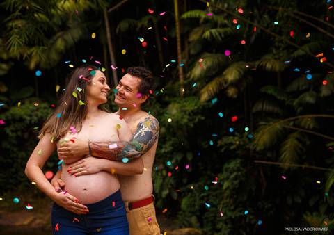 Ensaio Gestante Externo - Rodeio -  Santa Catarina - Paolo Salvador Fotografias'