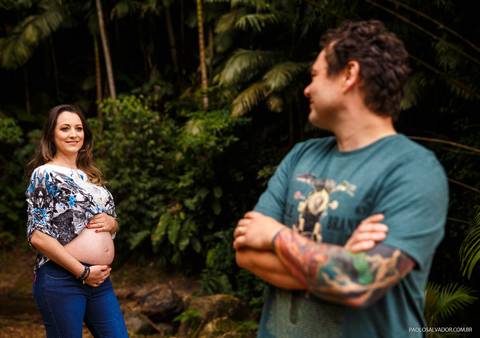 Ensaio Gestante Externo - Rodeio -  Santa Catarina - Paolo Salvador Fotografias'