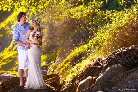 Ensaio Pré-Wedding - Michelle e Tiago - Praia Retiro dos Padres - Bombinhas - Santa Catarina - Paolo Salvador | Photo & Film'