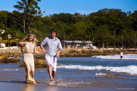 Ensaio Pré-Wedding - Michelle e Tiago - Praia Retiro dos Padres - Bombinhas - Santa Catarina - Paolo Salvador | Photo & Film'