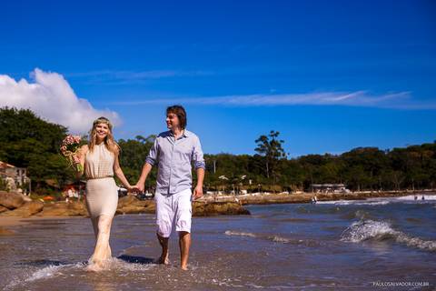 Ensaio Pré-Wedding - Michelle e Tiago - Praia Retiro dos Padres - Bombinhas - Santa Catarina - Paolo Salvador | Photo & Film'