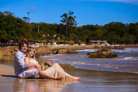 Ensaio Pré-Wedding - Michelle e Tiago - Praia Retiro dos Padres - Bombinhas - Santa Catarina - Paolo Salvador | Photo & Film'
