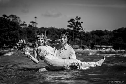 Ensaio Pré-Wedding - Michelle e Tiago - Praia Retiro dos Padres - Bombinhas - Santa Catarina - Paolo Salvador | Photo & Film'