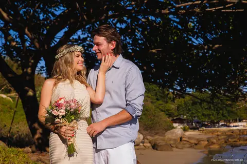 Ensaio Pré-Wedding - Michelle e Tiago - Praia Retiro dos Padres - Bombinhas - Santa Catarina - Paolo Salvador | Photo & Film'