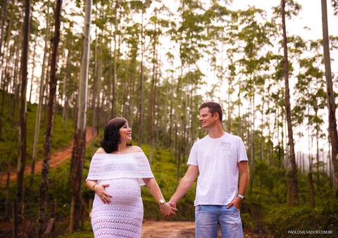 Ensaio gestante no Morro do Andreazza em Rio dos Cedros, Santa Catarina'