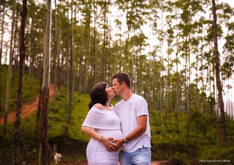 Ensaio gestante no Morro do Andreazza em Rio dos Cedros, Santa Catarina'
