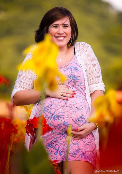 Ensaio gestante no Morro do Andreazza em Rio dos Cedros, Santa Catarina'