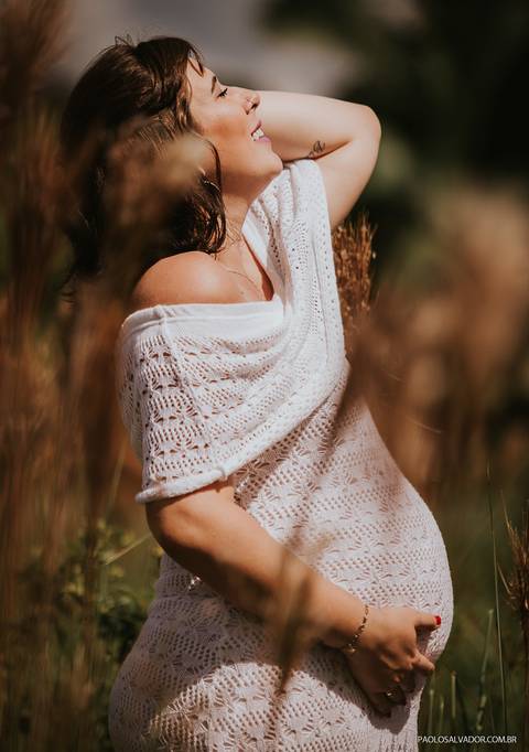 Ensaio gestante no Morro do Andreazza em Rio dos Cedros, Santa Catarina'