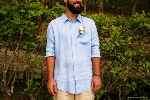 Casamento na Praia de Taquaras em Balneário Camboriú, Santa Catarina. Wedding ao ar livre, Barbara e Rubem, Paolo Salvador - Photo & Film. Fotos dos Bastidores do casamento. Vestido de Noiva. Fotos criativas. Making Of da Noivo'