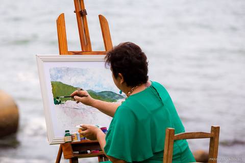 Casamento na Praia de Taquaras em Balneário Camboriú, Santa Catarina. Wedding ao ar livre, Barbara e Rubem, Paolo Salvador - Photo & Film. Fotos criativas da cerimônia do casamento ao ar livre.'