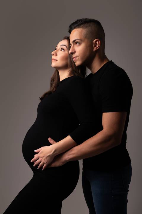 Ensaio gestante minimalista '