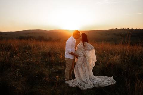 Ensaio gestante externo por do sol  '
