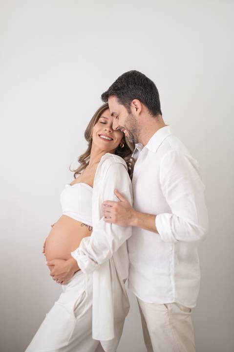 Ensaio gestante em estudio '