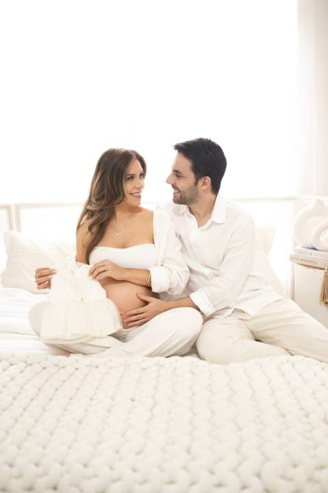 Ensaio gestante em estudio '