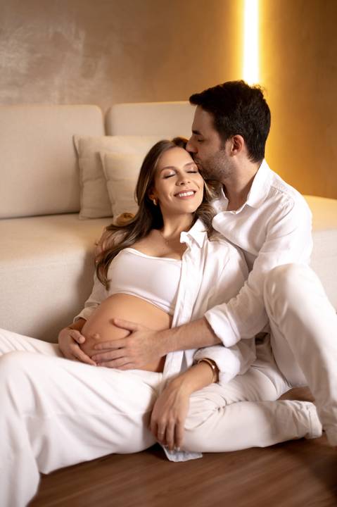 Ensaio gestante em estudio '