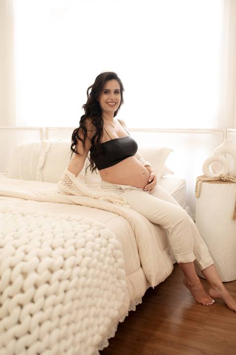 ensaio gestante estudio'