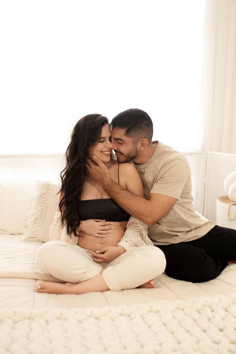 ensaio gestante estudio'