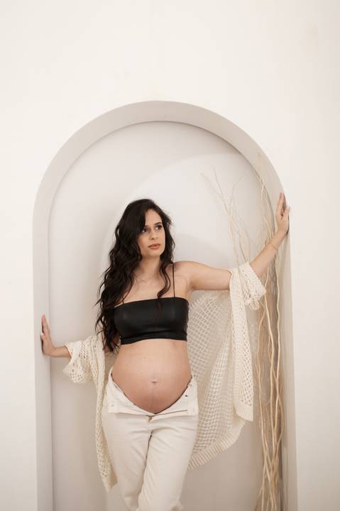 ensaio gestante estudio'