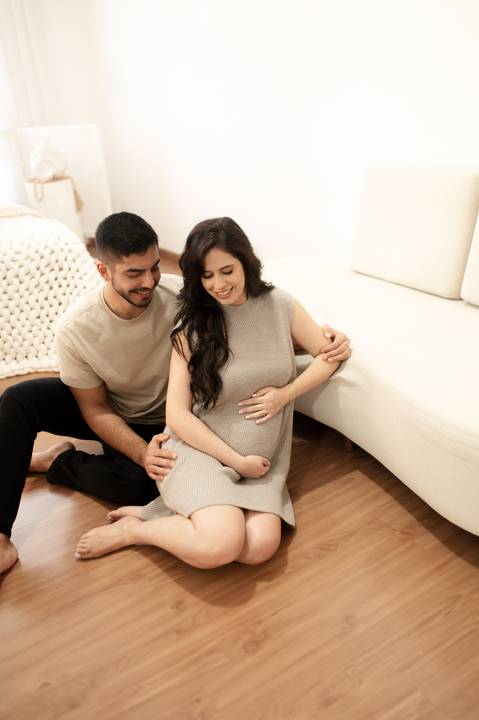 ensaio gestante estudio'