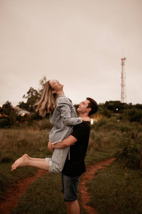 Ensaio Pré Casamento campo'