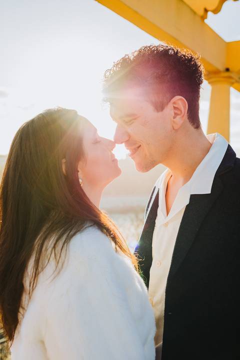 Ensaio de casal Vanessa e Thiago no Jardim do Palácio de Cristal - Porto'