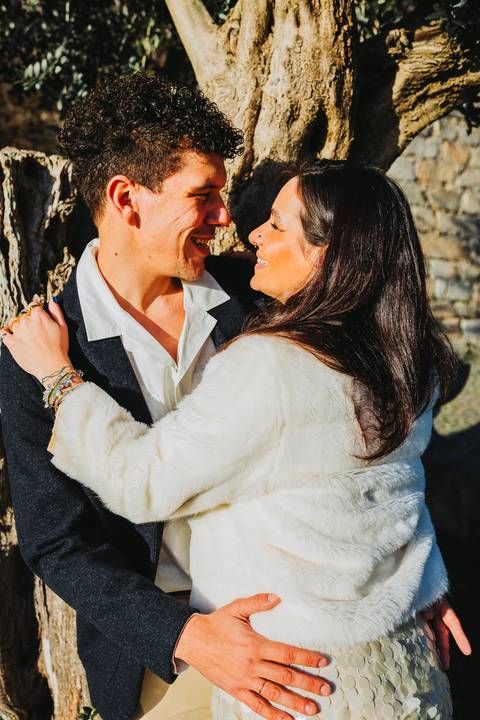 Ensaio de casal Vanessa e Thiago no Jardim do Palácio de Cristal - Porto'
