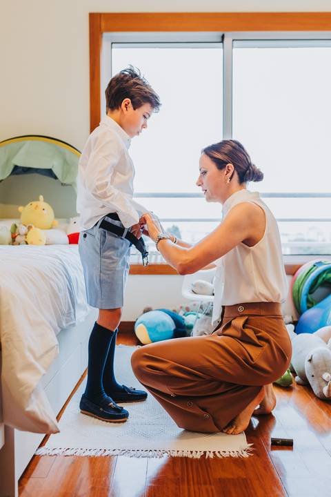 Reportagem fotográfica de comunhão em igreja'