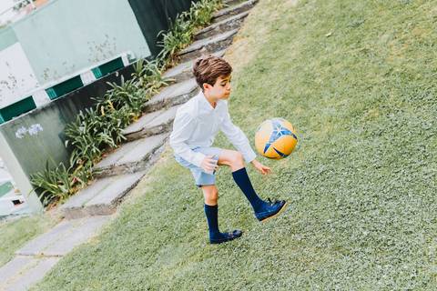 Reportagem fotográfica de comunhão em igreja'