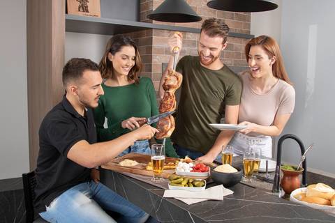 Churrasco entre amigos'