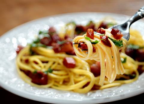macarrão carbonara'