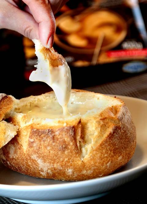 fondue de pão'