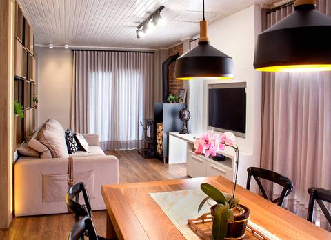 Apartamento decorado'