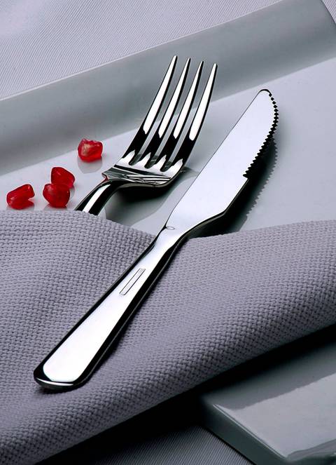 Talheres em inox'