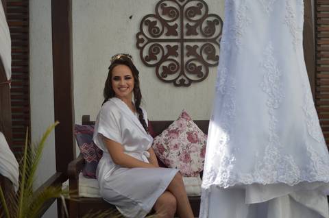Silvia Araújo Noivas, Loja de noivas, fiz 
 o making of da noiva Grazy e a mãe, irmã '